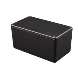 1 pcs - Hammond 1550 Series Black Die Cast Aluminium Enclosure, IP54, Black Lid, 115 x 64 x 51mm