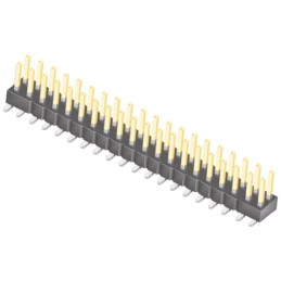 1 pcs - Samtec TSM Series Straight Surface Mount Pin Header, 40 Contact(s), 2.54mm Pitch, 2 Row(s), Unshrouded