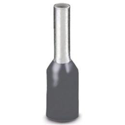 100 pcs - Phoenix Contact, AI0.75- 8 GY Insulated Bootlace Ferrule Kit, 8mm Pin Length, 1.3mm Pin Diameter, Grey