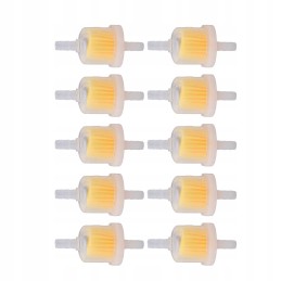10pcs universal in-line fuel filter
