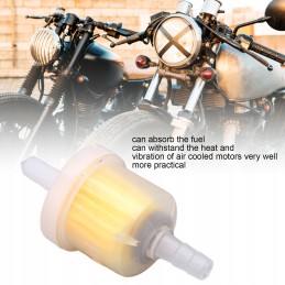 10pcs universal in-line fuel filter