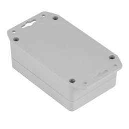 1 pcs - RS PRO Grey ABS Enclosure, IP65, IK08, Flanged, Grey Lid, 105 x 70 x 40mm