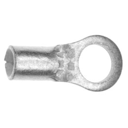 100 pcs - TE Connectivity, Budget Uninsulated Ring Terminal, M3.5 (6) Stud Size, 0.26mm² to 1.65mm² Wire Size
