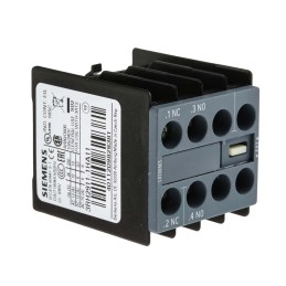 1 pcs - Siemens Auxiliary Contact, 2 Contact, 1NC + 1NO, Snap-On, Sirius Innovation