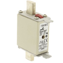 10 pcs - Eaton 25A Centred Tag Fuse, NH000, 690V ac