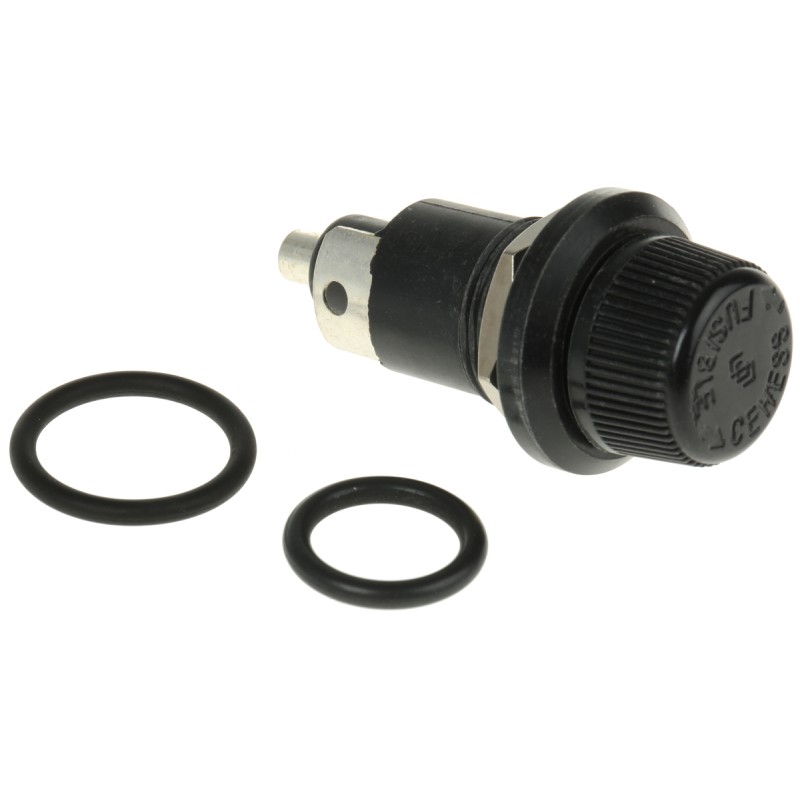 10 pcs - Schurter 16A Panel Mount Fuse Holder for 6.3 x 32mm Fuse, 1P, 250V ac