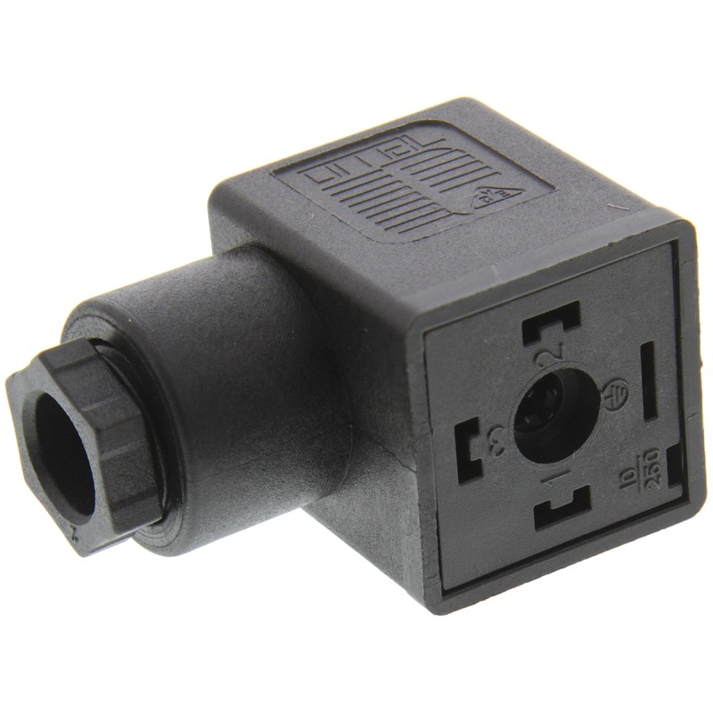 1 pcs - SMC Solenoid Valve DIN Plug Connector for use with VX2 Solenoid Valve