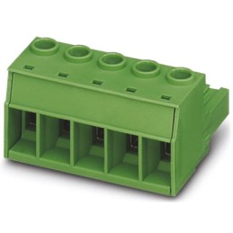 50 pcs - Phoenix Contact 10.16mm Pitch 3 Way Pluggable Terminal Block, Plug, Plug-In, Screw Termination