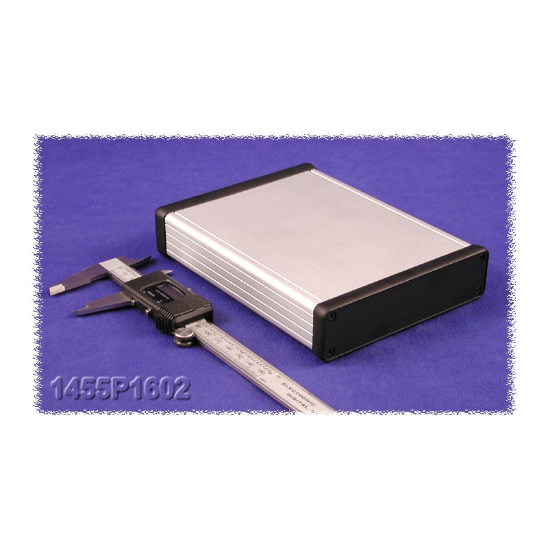 1 pcs - Hammond 1455 Series Extruded Aluminium Enclosure, IP54, 160 x 125 x 31mm