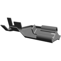 1 Pack of 6000 - TE Connectivity Positive Lock .187 Mk II Uninsulated Female Spade Connector, Receptacle, 4.75 x 0.81mm Tab Size