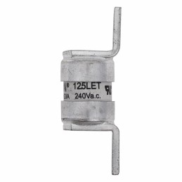 10 pcs - Eaton 125A Bolted Tag Fuse, LET, 150 V dc, 240V ac, 41mm