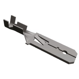 1 Pack of 9000 - TE Connectivity FASTIN-FASTON .250 Uninsulated Male Spade Connector, Tab, 6.35 x 0.8mm Tab Size, 0.35mm² to 1mm