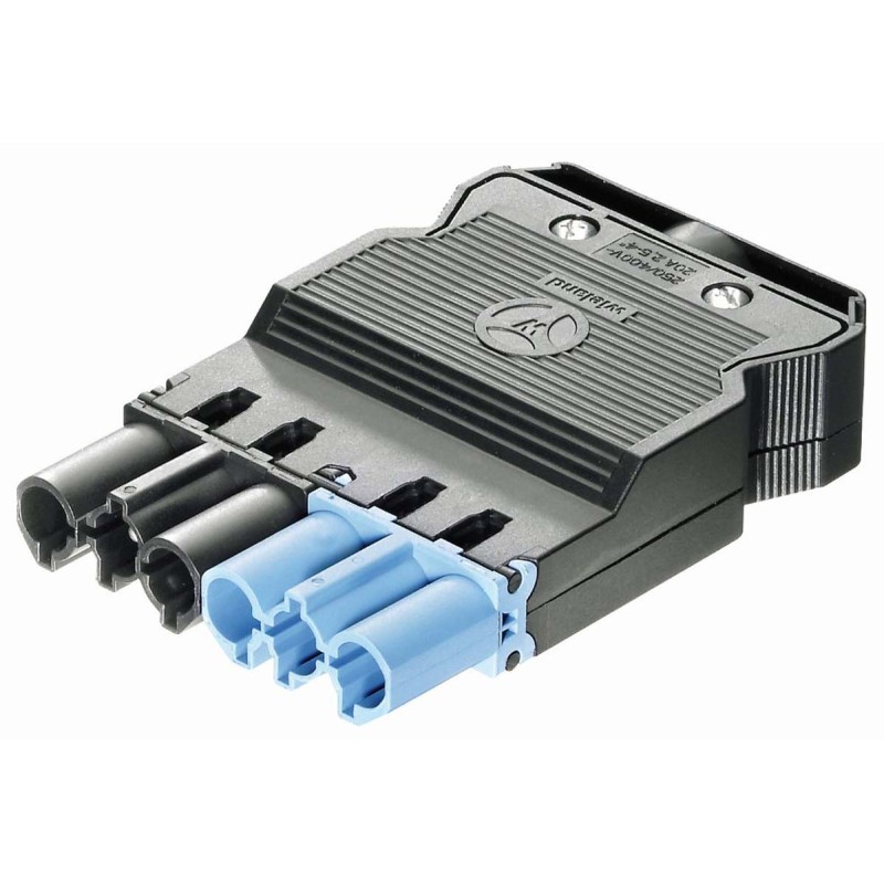 50 pcs - Wieland GST18i6 Series Male Connector, 6-Pole, Male, Cable Mount, 20A, IP20