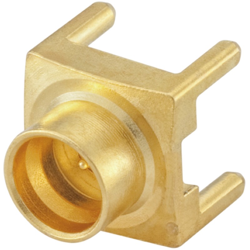 1 pcs - Rosenberger, Plug PCB Mount SMP Connector, 50Ω, Solder Termination, Straight Body