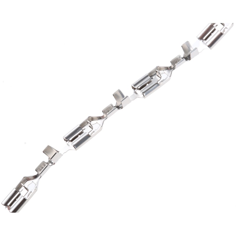 1 Pack of 8000 - TE Connectivity Positive Lock .187 Mk II Uninsulated Female Spade Connector, Receptacle, 4.75 x 0.51mm Tab Size