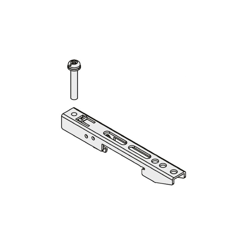 1 pcs - SMC SY5000 Din Rail Kit
