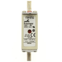 10 pcs - Eaton 200A Centred Tag Fuse, NH000, 690V ac