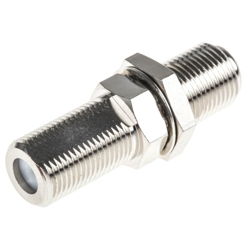 1 pcs - Telegartner Straight 75Ω RF Adapter Type F Socket to Type F Socket 3GHz