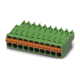 50 pcs - Phoenix Contact 3.5mm Pitch 10 Way Pluggable Terminal Block, Plug, Cable Mount, Spring Cage Termination