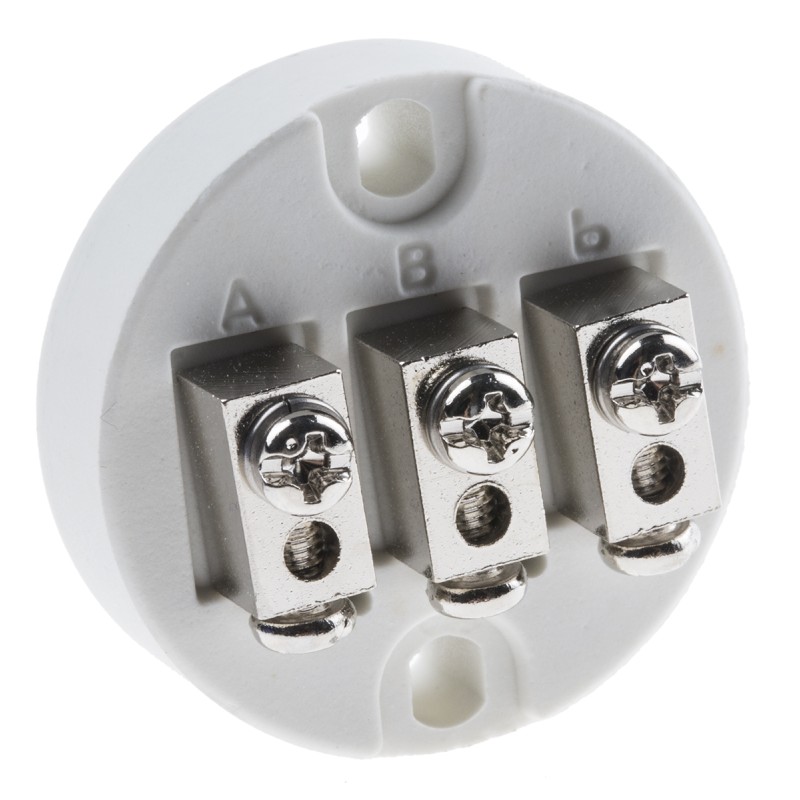 1 pcs - RS PRO Screw Thermocouple Terminal Block for Use with KNS Head, RoHS Compliant Standard