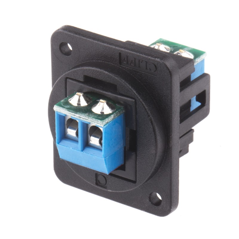 1 pcs - RS PRO Terminal Block Connector, 2-Way, 10A, Feed Through Termination