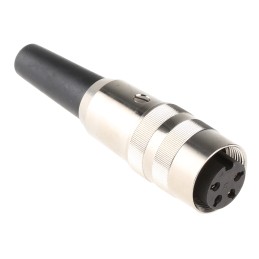 50 pcs - Lumberg, KV 4 Pole M16 Din Socket, DIN EN 60529, 5A, 250 V ac IP40, Female, Cable Mount