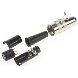 50 pcs - Lumberg, KV 4 Pole M16 Din Socket, DIN EN 60529, 5A, 250 V ac IP40, Female, Cable Mount