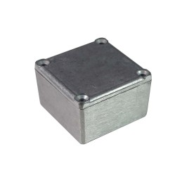 1 pcs - RS PRO Silver Die Cast Aluminium General Purpose Enclosure, IP54, Black Lid, 51 x 51 x 32mm