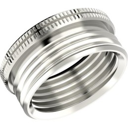 5 pcs - Lapp Cable Gland Adaptor, M25 Exterior Thread, PG16 Interior Thread, Nickel Plated Brass, SKINDICHT Series