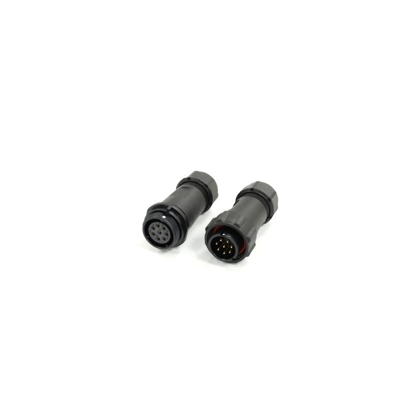 1 Pair - RS PRO Circular Connector, 8 Contacts, Cable Mount, 21 mm Connector, Plug and Socket, Male and Female Contacts, IP68
