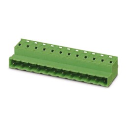 50 pcs - Phoenix Contact 7.62mm Pitch 4 Way Pluggable Terminal Block, Inverted Plug, Cable Mount, Spring Cage Termination