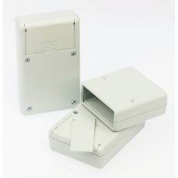 1 pcs - Hammond 1593 Series Grey ABS Handheld Enclosure, , IP54, 140.22 x 66.22 x 28mm