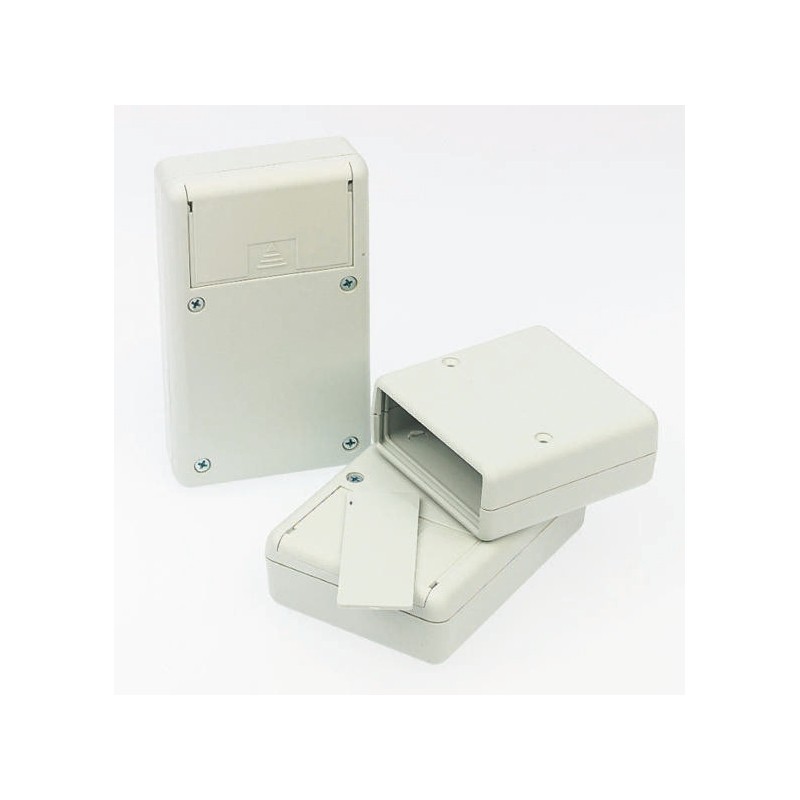 1 pcs - Hammond 1593 Series Grey ABS Handheld Enclosure, , IP54, 140.22 x 66.22 x 28mm