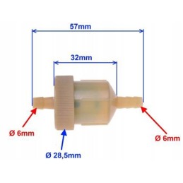 Wsk wfm shl junak jawa mz simson fuel filter 10x