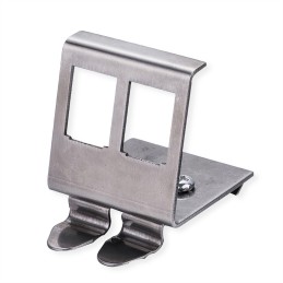 1 pcs - Roline DIN Rail Adapter Series DIN Rail Adapter for Use with Keystone Module