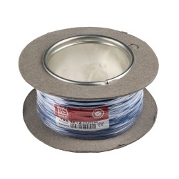 1 Reel of 100 - RS PRO Blue 0.2 mm² Hook Up Wire, 24 AWG, 7/0.2 mm, 100m, PVC Insulation
