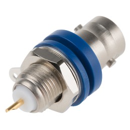 1 pcs - binder, jack Panel Mount BNC Connector, 75Ω, Solder Termination, Straight Body