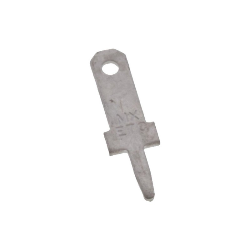 1 pcs - Molex 19712 Uninsulated Male Spade Connector, PCB Tab, 0.51 x 2.79mm Tab Size