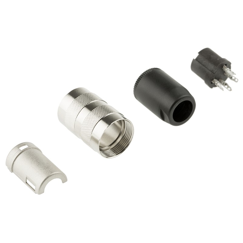 1 pcs - Amphenol Industrial, Signalmate C091 4 Pole M16 Din Socket, 5.0A, 300 V IP40, Screw On, Cable Mount