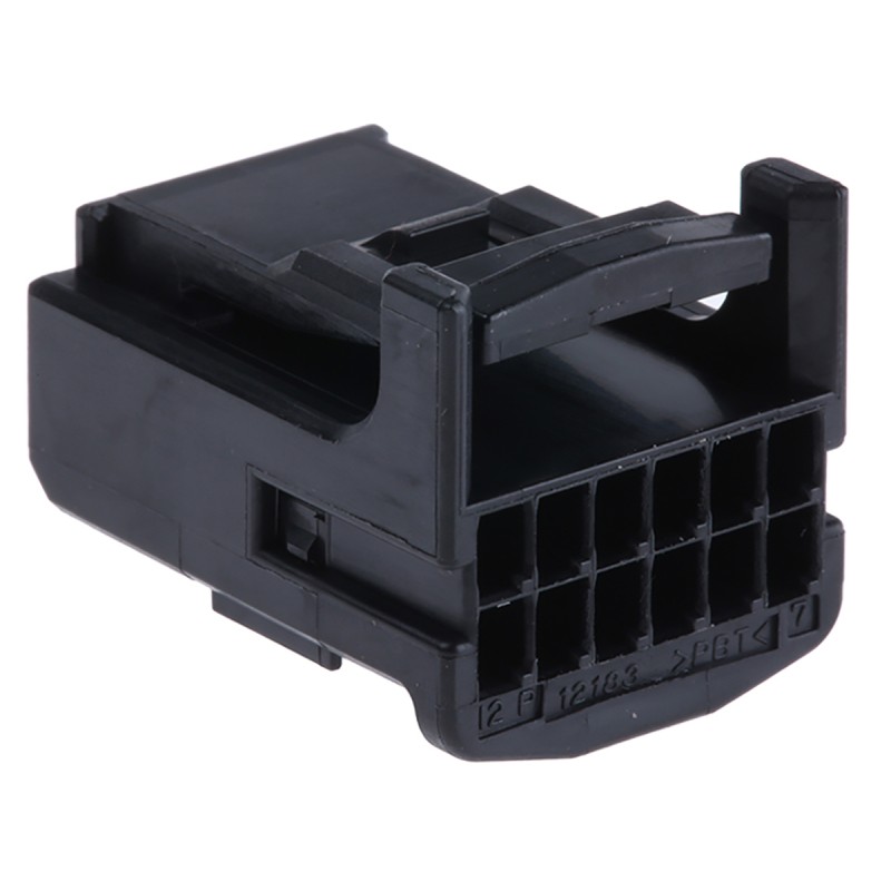 1 pcs - TE Connectivity, MULTILOCK 025 Female Connector Housing, 2.2mm Pitch, 12 Way, 2 Row