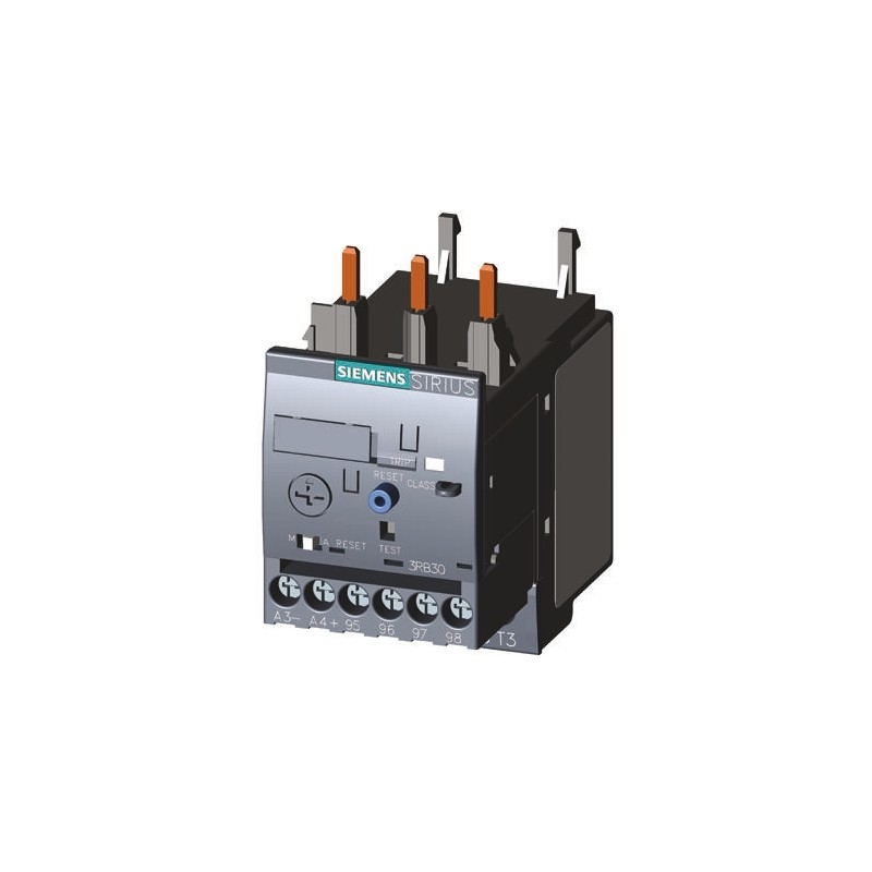 1 pcs - Siemens 3RB Solid State Overload Relay 1NO + 1NC, 10 - 40 A F.L.C, 40 A Contact Rating, 18.5 kW, 3P, SIRIUS