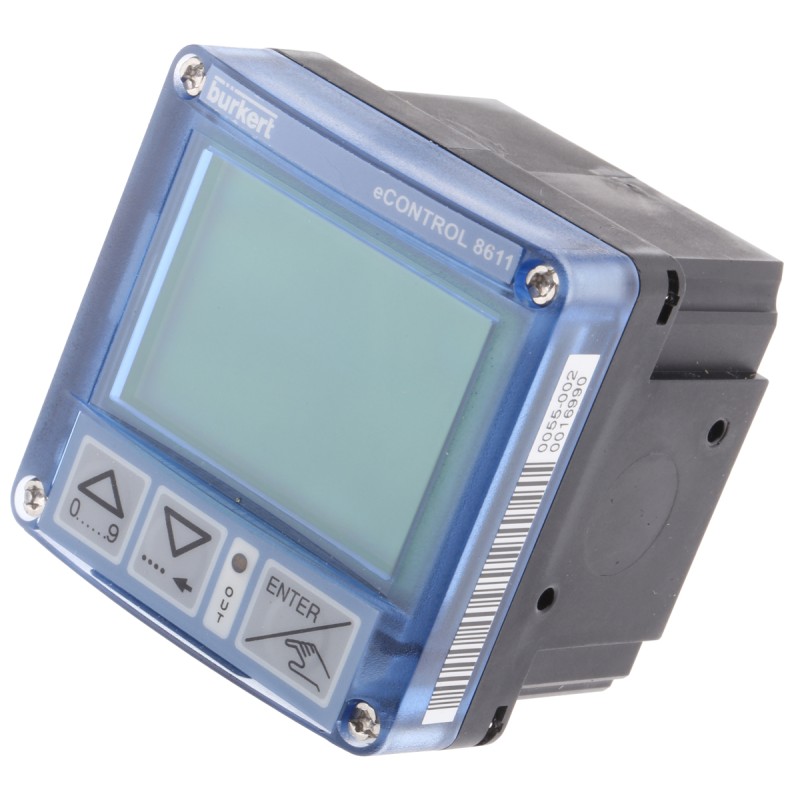 1 pcs - Burkert Compact Mount Flow Controller, Analogue, PTM, PWM Output, 24 V dc, DN 6 - 65 mm Pipe