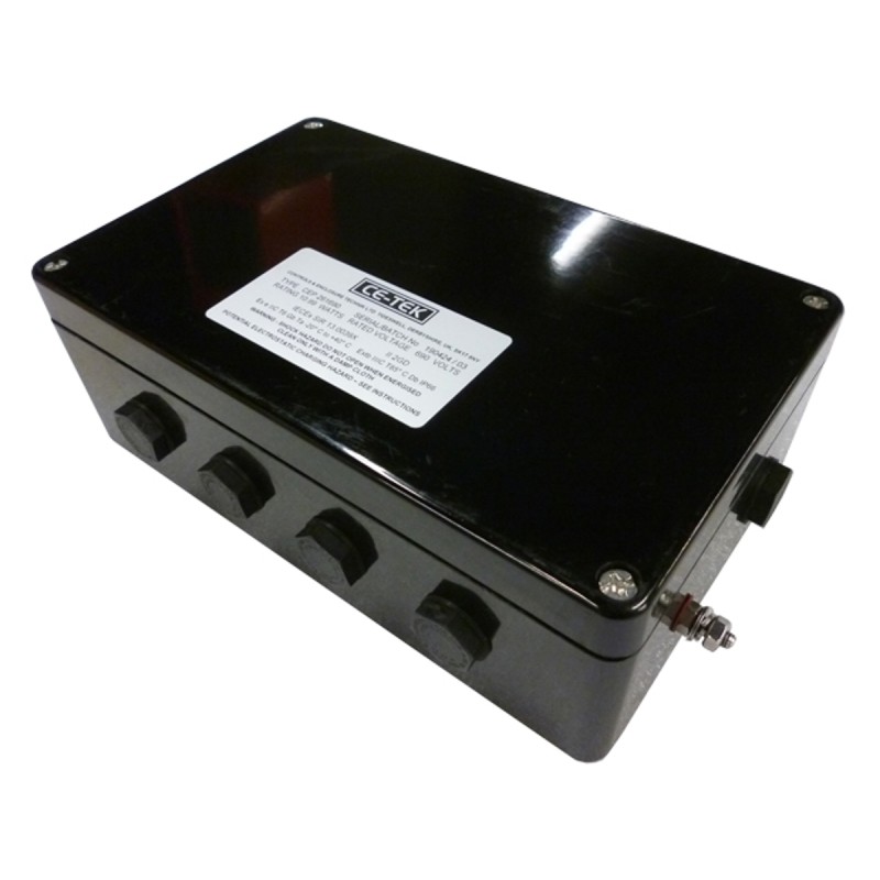 1 pcs - CE-TEK CEP Series Black Polyester Junction Box, IP66, IECEx, 160 x 90 x 260mm