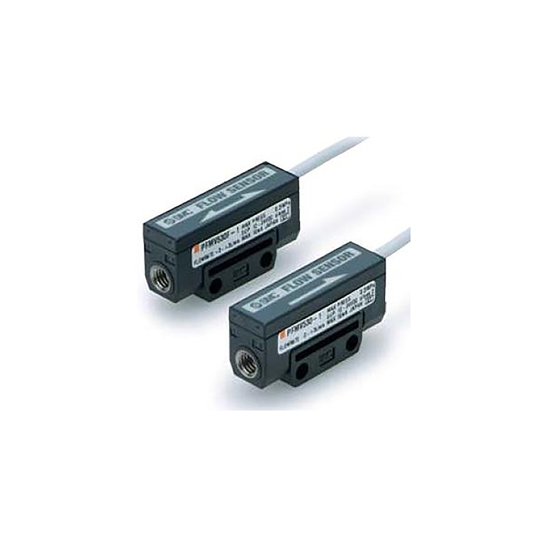 1 pcs - SMC PFMV Series Suction Pressure Sensor for Dry Air, Gas, 0 L/min Min, 3 L/min Max
