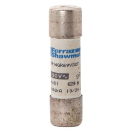 10 pcs - Mersen 40A FF Cartridge Fuse, 14 x 51mm