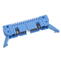 30 pcs - TE Connectivity AMP-LATCH Series Straight Through Hole PCB Header, 26 Contact(s), 2.54mm Pitch, 2 Row(s), Shrouded