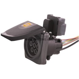 1 pcs - HARTING, Type 2 Charging Inlet Socket, 32A 480 V ac