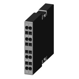 1 pcs - Siemens Auxiliary Contact, 2 Contact, 1NC + 1NO, Snap-On, Sirius Innovation