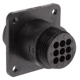 1 pcs - TE Connectivity Circular Connector, 9 Contacts, Panel Mount, Socket, Male, CPC Series 1 Series