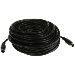 1 pcs - RS PRO Male 4 Pin mini-DIN to Male 4 Pin mini-DIN Black DIN Cable 15m